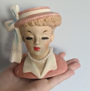 Lady head vase "Lucy"